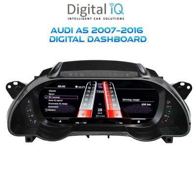 DIGITAL IQ DYL 916_DC (12.3in) DIGITAL INSTRUMENT CLUSTER for AUDI A5 mod. 2007-2016 with HDMI input