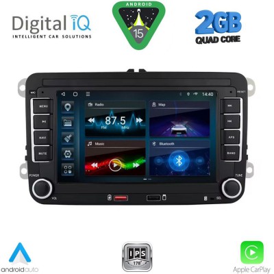 DIGITAL IQ BLD 204_CPA (7'' DECK) MULTIMEDIA SYSTEM for VW - SKODA - SEAT mod. 2004-2014