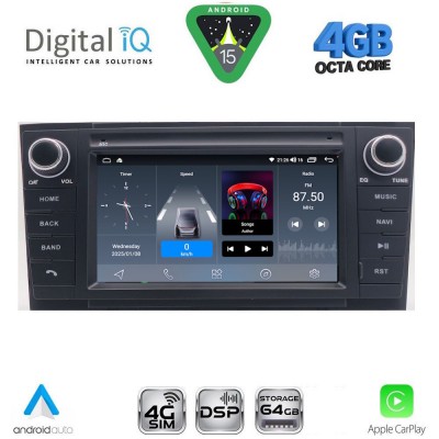 DIGITAL IQ BLG 409BL_CPA (7″ DECK) MULTIMEDIA OEM for TOYOTA AVENSIS (T27) mod. 2009-2016 (BLACK)