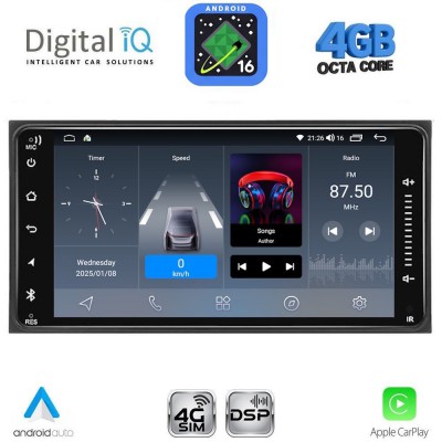 DIGITAL IQ BLG 462_CPA (6.5” DECK) MULTIMEDIA SYSTEM for TOYOTA ALL (200mm)