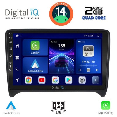 DIGITAL IQ BXC 3009_CPAA (9inc) MULTIMEDIA TABLET for AUDI TT mod. 2007-2015