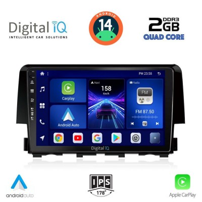 DIGITAL IQ BXC 3191_CPAA (9inc) MULTIMEDIA TABLET for HONDA CIVIC mod. 2016>