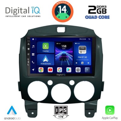 DIGITAL IQ BXC 3361_CPAA (9inc) MULTIMEDIA TABLET for MAZDA 2 mod. 2007-2014