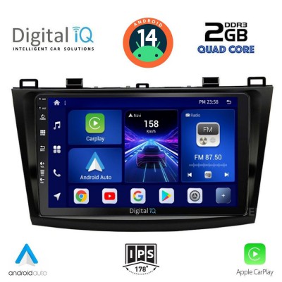 DIGITAL IQ BXC 3366_CPAA (9inc) MULTIMEDIA TABLET for MAZDA 3 mod. 2009-2014