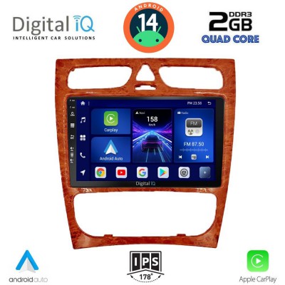 DIGITAL IQ BXC 3402CH_CPAA (9inc) MULTIMEDIA TABLET for MERCEDES C (W203) mod. 1999-2004