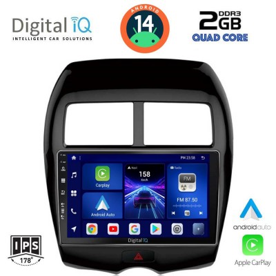 DIGITAL IQ BXC 3430_CPAA (10inc) MULTIMEDIA TABLET for MITSUBISHI ASX mod. 2009-2019 - PEUGEOT 4008 mod. 2012-2018