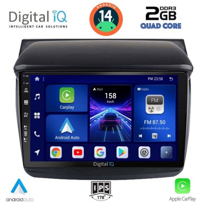 DIGITAL IQ BXC 3436_CPAA (9inc) MULTIMEDIA TABLET for MITSUBISHI L200 mod. 2006-2015