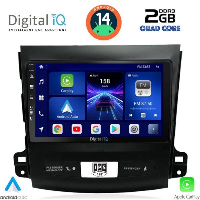 DIGITAL IQ BXC 3442_CPAA (9inc) MULTIMEDIA TABLET for CITROEN C-CROSSER | MITSUBISHI OUTLANDER | PEUGEOT 4007 mod. 2006-2012