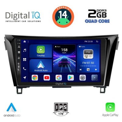 DIGITAL IQ BXC 3468_CPAA (10inc) MULTIMEDIA TABLET for NISSAN QASHQAI - XTRAIL mod. 2014-2021
