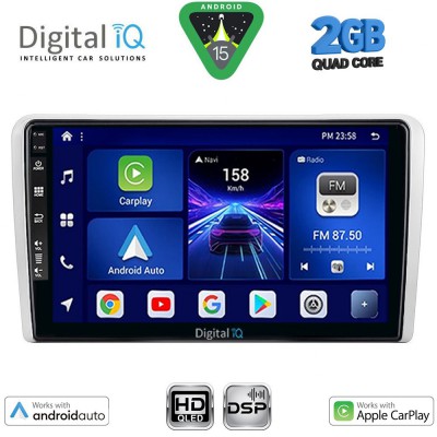 DIGITAL IQ BXC 3481SL_CPAA (9inc) MULTIMEDIA TABLET for OPEL ALL mod. 2004-2014 (SILVER)