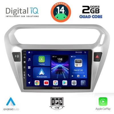 DIGITAL IQ BXC 3511_CPAA (9inc) MULTIMEDIA TABLET for CITROEN ELYSEE – PEUGEOT 301 mod. 2013>