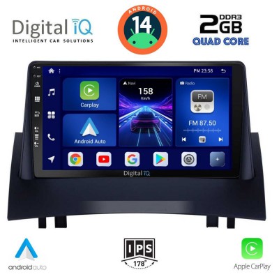 DIGITAL IQ BXC 3555_CPAA (9inc) MULTIMEDIA TABLET for RENAULT MEGANE 2 mod. 2002-2008