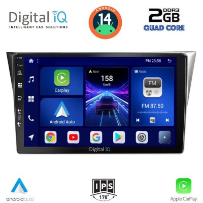 DIGITAL IQ BXC 3659_CPAA (9inc) MULTIMEDIA TABLET for SUBARU IMPREZA mod. 2002-2008