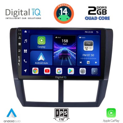 DIGITAL IQ BXC 3662_CPAA (9inc) MULTIMEDIA TABLET for SUBARU FORESTER – IMPREZA – XV mod. 2008-2013