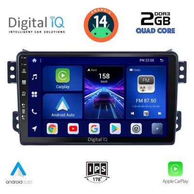 DIGITAL IQ BXC 3682_CPAA (9inc) MULTIMEDIA TABLET for  OPEL AGILA – SUZUKI SPLASH mod. 2008>