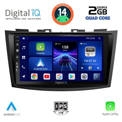 DIGITAL IQ BXC 3685_CPAA (9inc) MULTIMEDIA TABLET for SUZUKI SWIFT mod. 2011-2016