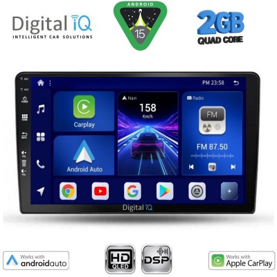 DIGITAL IQ BXC 3711A_CPAA (9inc) MULTIMEDIA TABLET for TOYOTA COROLLA VERSO mod. 2000-2004