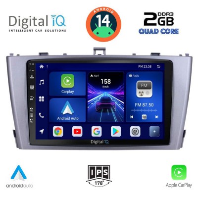 DIGITAL IQ BXC 3705_CPAA (9inc) MULTIMEDIA TABLET for TOYOTA AVENSIS (T27) mod. 2009-2015