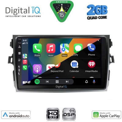 DIGITAL IQ BXC 3713_CPAA (9inc) MULTIMEDIA TABLET for TOYOTA COROLLA 4D mod. 2006-2012