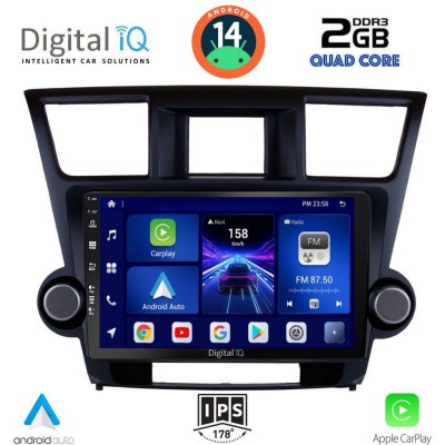 DIGITAL IQ BXC 3719_CPAA (10inc) MULTIMEDIA TABLET for TOYOTA HIGHLANDER mod. 2008-2015