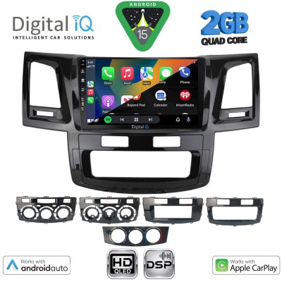 DIGITAL IQ BXC 3720_CPAA (9inc) MULTIMEDIA TABLET for TOYOTA HILUX mod. 2005-2016