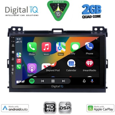 DIGITAL IQ BXC 3723_CPAA (9inc) MULTIMEDIA TABLET for TOYOTA LANDCRUISER mod. 2002-2008