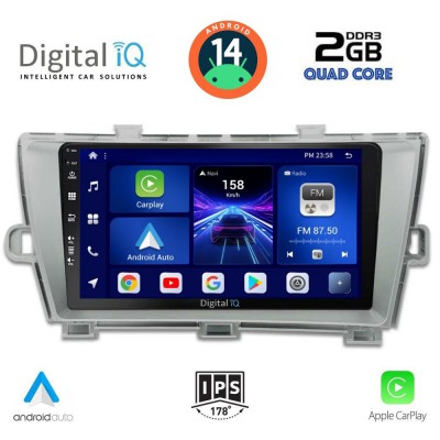 DIGITAL IQ BXC 3726_CPAA (9inc) MULTIMEDIA TABLET for TOYOTA PRIUS mod. 2009-2015