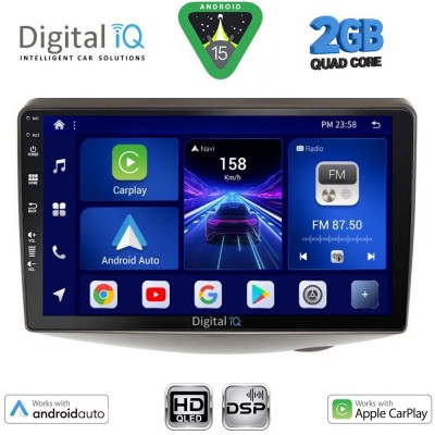 DIGITAL IQ BXC 3735_CPAA (9inc) MULTIMEDIA TABLET for TOYOTA YARIS mod. 1999-2006