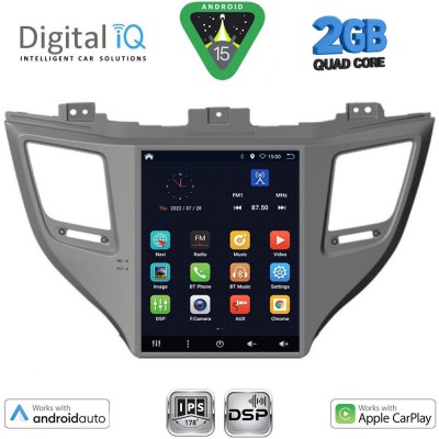 DIGITAL IQ BXC 3997_CPAA TESLA STYLE for HYUNDAI TUCSON mod. 2015-2019