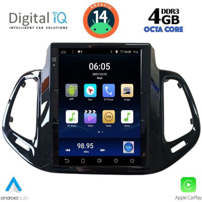DIGITAL IQ BXF 6878_CPAA TESLA STYLE for JEEP COMPASS mod. 2017-2021