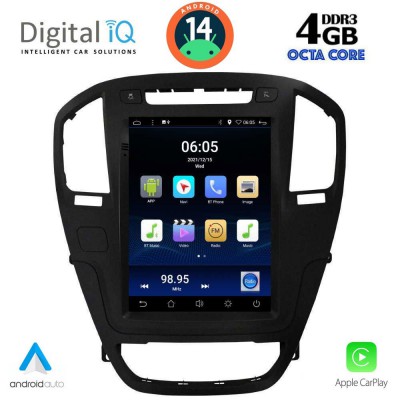 DIGITAL IQ BXF 6914_CPAA TESLA STYLE for OPEL INSIGNIA mod. 2008-2013