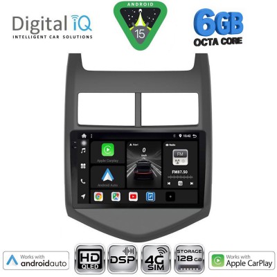 DIGITAL IQ BXF 17074_CPAA (9inc) MULTIMEDIA TABLET for CHEVROLET AVEO mod. 2011-2014