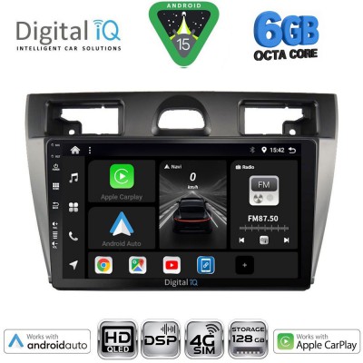 DIGITAL IQ BXF 17153SL_CPAA (9inc) MULTIMEDIA TABLET for FORD FIESTA mod. 2005-2008 (SILVER)