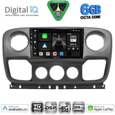 DIGITAL IQ BXF 17463_CPAA (10inc) MULTIMEDIA TABLET for NISSAN NV400 - OPEL MOVANO - RENAULT MASTER mod. 2010-2020