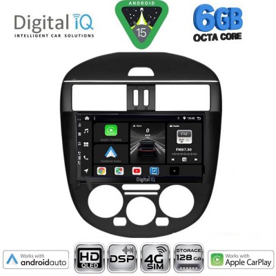 DIGITAL IQ BXF 17465AC_CPAA (9inc) MULTIMEDIA TABLET for NISSAN TIIDA mod. 2013-2023 with A/C