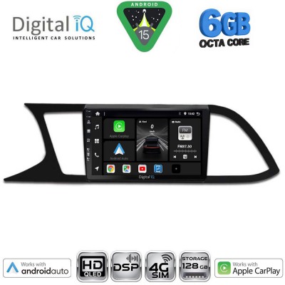 DIGITAL IQ BXF 17575_CPAA (9inc) MULTIMEDIA TABLET for SEAT LEON mod. 2012-2021