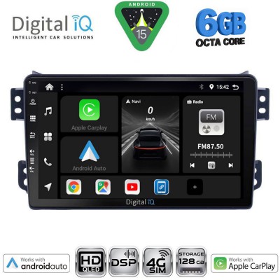 DIGITAL IQ BXF 17682_CPAA (9inc) MULTIMEDIA TABLET for OPEL AGILA - SUZUKI SPLASH mod. 2008-2018