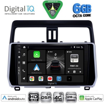 DIGITAL IQ BXF 17739_CPAA (10inc) MULTIMEDIA TABLET for TOYOTA LAND CRUISER mod. 2019-2023