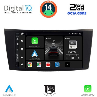 DIGITAL IQ BXF 5407_CPAA (8inc) MULTIMEDIA TABLET for MERCEDES E W211 – CLS mod. 2003-2009
