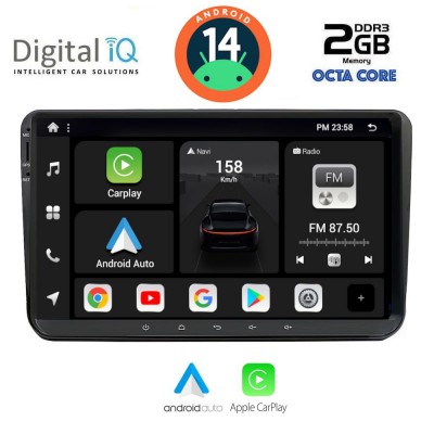 DIGITAL IQ BXF 589_CPAA (9'' DECK) MULTIMEDIA SYSTEM for VW – SKODA – SEAT GROUP mod. 2004-2014