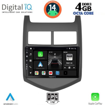 DIGITAL IQ BXF 6074_CPAA (9inc) MULTIMEDIA TABLET for CHEVROLET AVEO mod. 2011-2014