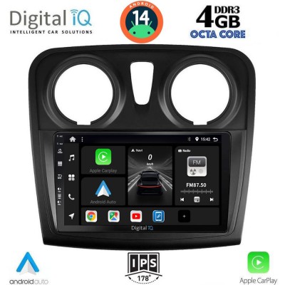 DIGITAL IQ BXF 6108_CPAA (9inc) MULTIMEDIA TABLET for DACIA LOGAN – SANDERO mod. 2012-2019