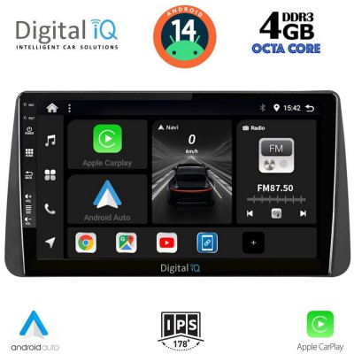 DIGITAL IQ BXF 6149_CPAA DASH (9inc) MULTIMEDIA TABLET for FIAT TIPO mod. 2018-2023