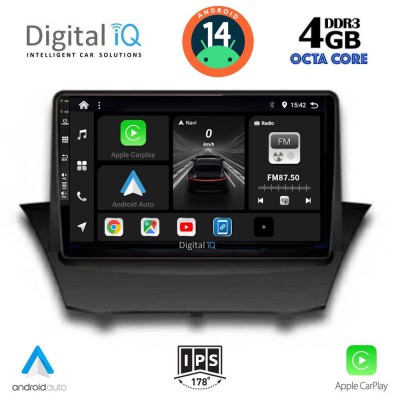 DIGITAL IQ BXF 6154_CPAA (9inc) MULTIMEDIA TABLET for FORD FIESTA mod. 2008-2017