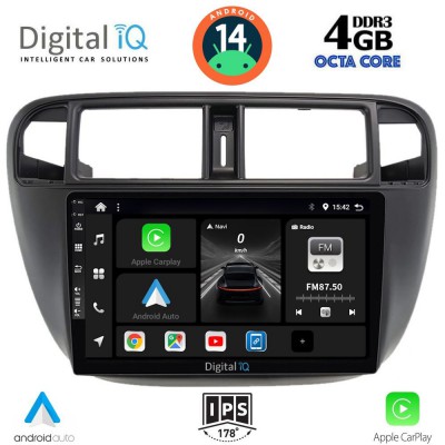 DIGITAL IQ BXF 6186_CPAA A/C (9inc) MULTIMEDIA TABLET for HONDA CIVIC mod. 1995-2001