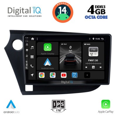 DIGITAL IQ BXF 6205_CPAA (9inc) MULTIMEDIA TABLET for HONDA INSIGHT mod. 2009-2014