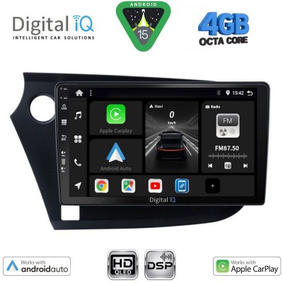 DIGITAL IQ BXF 16205_CPAA (9inc) MULTIMEDIA TABLET for HONDA INSIGHT mod. 2009-2014