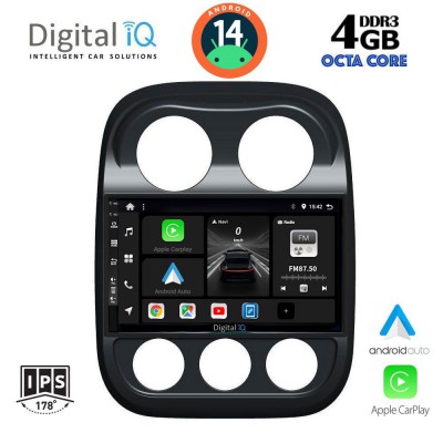 DIGITAL IQ BXF 6277_CPAA (10inc) MULTIMEDIA TABLET for JEEP COMPASS - PATRIOT mod. 2007-2016