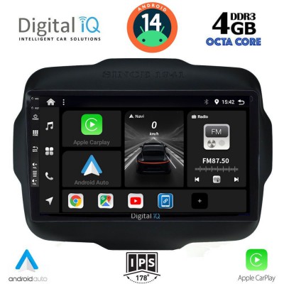 DIGITAL IQ BXF 6290_CPAA (9inc) MULTIMEDIA TABLET for JEEP RENEGADE  mod. 2014>
