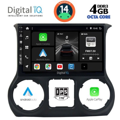 DIGITAL IQ BXF 6296_CPAA (10inc) MULTIMEDIA TABLET for JEEP WRANGLER  mod. 2014-2017